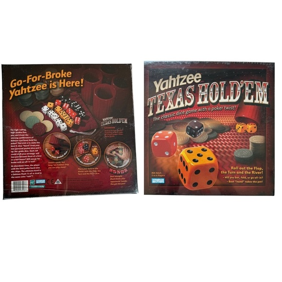 Hasbro Gaming Yahtzee Texas Hold'Em Board Game Brand New Parker Brothers - Picture 5 of 5